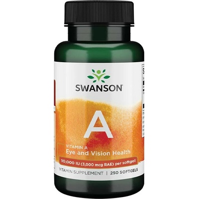 Swanson Vitamín A 10000 iu 250 kapsúl