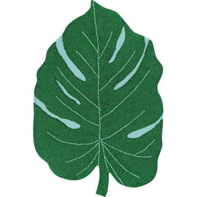 Lorena Canals Pro zvířata Pratelný Monstera Leaf Zelená