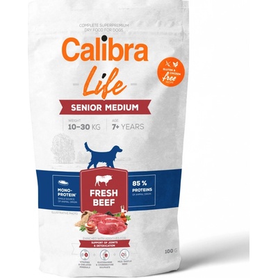 Calibra Dog Life Senior Medium Fresh Beef 0,1 kg