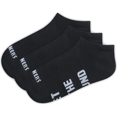Skinners Low Cut 3 Pack Black/Grey Text