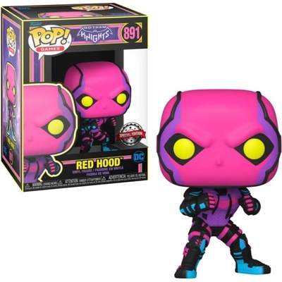 Funko Pop! 891 Gotham Knights Red Hood Black Light