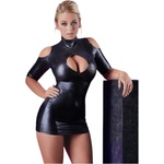 Cottelli Collection - дамска парти рокля с открити рамене - черна - XL
