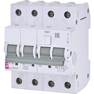 ETI KZS-4M 3p+N AC C16/0,03 6kA