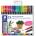 STAEDTLER Перманентни маркери Staedtler Design Journey , двувърхи, 18 цвята (27371-А)