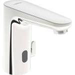 Hansa Electra - Електронна смесителна батерия за умивалник, захранване с батерии, Bluetooth, хром 91002219 (91002219)
