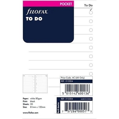 Filofax Nezapomeň A7