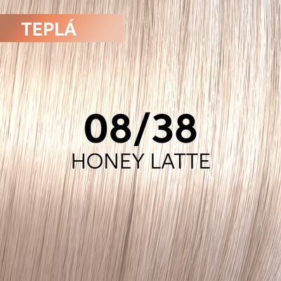 Wella Shinefinity Zero Lift Glaze 08/38 Warm Honey Latte 60 ml
