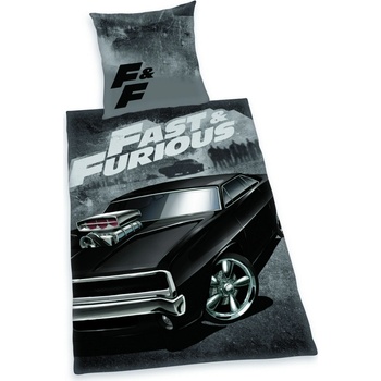 Herding bavlna obliečky Fast and Furious 135x200 80x80
