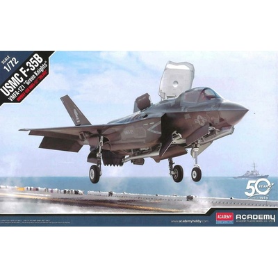 Academy Model Kit letadlo 12569USMC F 35B VMFA 121 zelená Knights 1:72