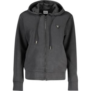 Guess jeans Дамски суитшърт с цип guess jeans, Размер l, Цвят Черен (v4yq06kcay2_nejblk)