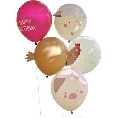 Ginger Ray Комплект от Балони за Рожден Ден - Животни от Фермата