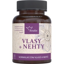Serafin byliny Vlasy + nehty přírodní kapsle 90 ks