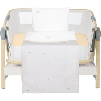 KikkaBoo Бебешки спален комплект за мини-кошара 3ч Seally Me (41101030187)