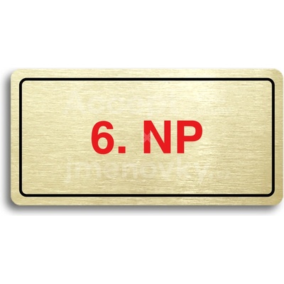 ACCEPT Piktogram 6. NP - zlatá tabulka - barevný tisk