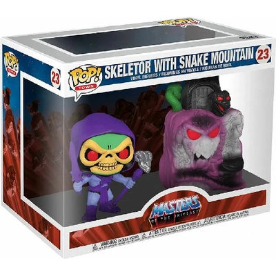 Funko Figures Funko Pop! Town: Master Of The Universe - Skeletor With Snake Mountain Vinyl