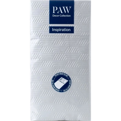 Paw servítky na príbor sivé SDP102508 16ks 40x40cm