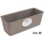 Stefanplast - Сандъче за цветя Natural Line 50 см - беж (73502)