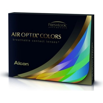 Alcon Air Optix colors Pure Hazel barevné měsíční nedioptrické 2 čočky