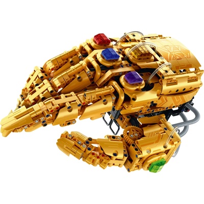 iM.Master Stavebnice hydraulická ruka žlutá 4x18,4x39 cm