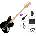 Squier Affinity Series Jaguar Bass SET 2 Black Електрическа бас китара
