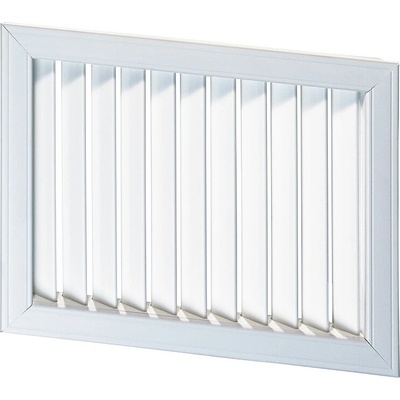 Dalap GPV 600 x 300 PVC bílá s pevnou žaluzií 603 x 303 mm