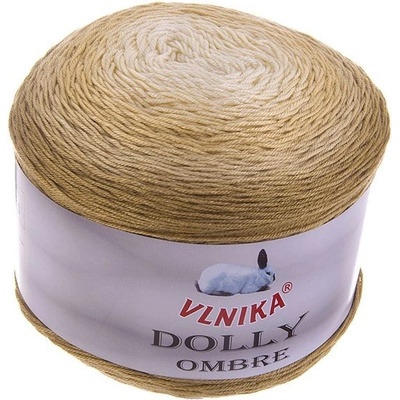 Příze Dolly Ombre 310 béžovozelená