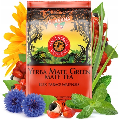 Maté Green Yerba Mate Mas energia Guarana 1000 g