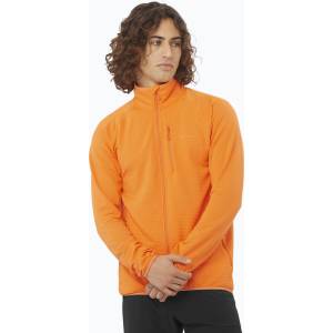 Salomon Мъжки потник Salomon Lightwarm Full Zip turmeric trekking