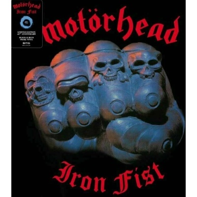 MOTORHEAD - IRON FIST - BLACK & BLUE SWIRL LP