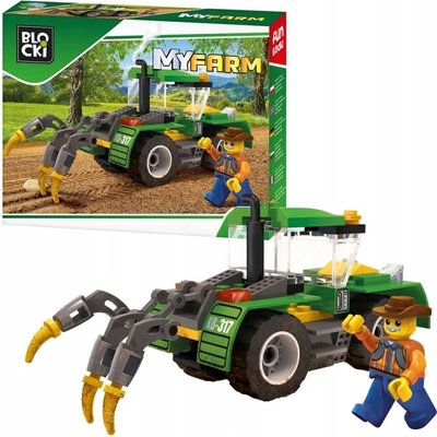 ICOM Blocki MyFarm Traktor s oracím pluhem 85 ks – Zboží Dáma