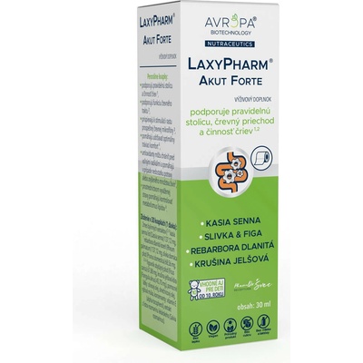 Avropa LaxyPharm Akut Forte bylinné kvapky 30 ml