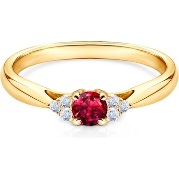 SAVICKI Годежен пръстен Savicki: злато, рубин