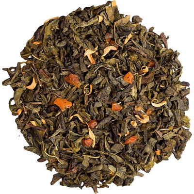 BASILUR Sweet orchard peach & elderflower zelený čaj 75 g