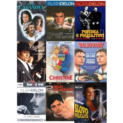 9x Alain Delon (9 DVD sada) - papierový obal