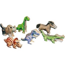 Legler Dřevěné 3D puzzle sada 6 ks dinosaurů