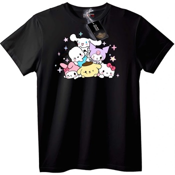 NOONEBRAND Тениска Сладки Sanrio Герои - S, White