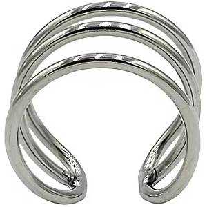 Rouge Stainless Steel Triple Wire Glans Ring