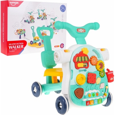 Mamido Multifunkčné chodítko stolček odrážadlo 5v1