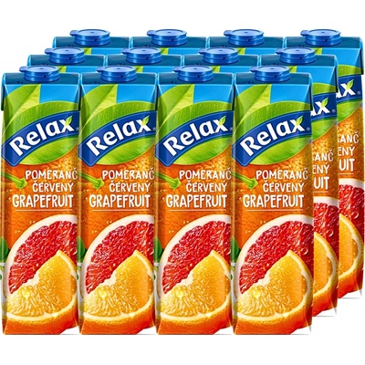 Relax červený grapefruit 100% 12 x 1 l