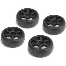 CARTEN nalepené slick gumy 26mm na čiernych 6 lúč. diskoch 0mm OFFset 4 ks