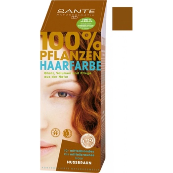 Sante rastlinná farba na vlasy Nut Brown 100 g