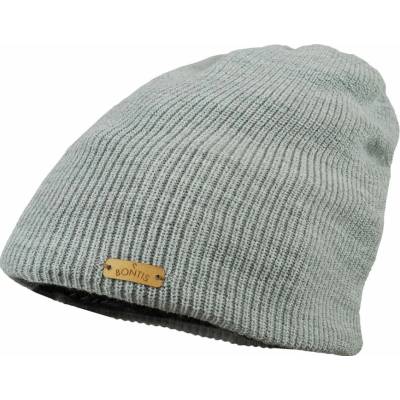 Bontis Spadená dětská zimní čepice šedá