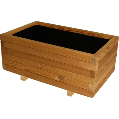 Krušnohorský Nábytok Drevený kvetináč Flor THERMOWOOD 70 x 42 x 31 cm prírodný 1KVT4