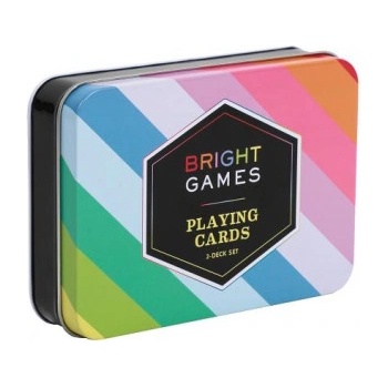 Chronicle Books Bright Games 2-Deck Set of Playing Cards | Chronicle Books