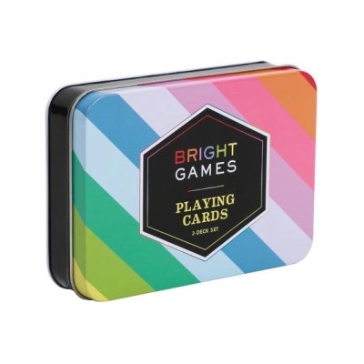 Chronicle Books Bright Games 2-Deck Set of Playing Cards | Chronicle Books