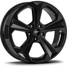 AGT 17062 7x17 5x112 ET45 black polished