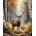 Norimpex - Puzzle Diamant painting: Lord of the forest 30x40cm - 1 - 39 piese