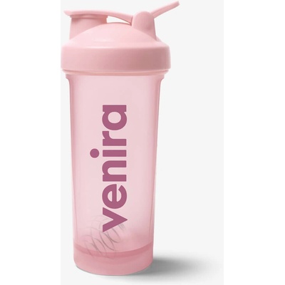 VENIRA shaker PRO s poutkem, světle růžový - 600 ml
