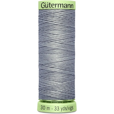 Knoflíková prošívací nit Gütermann šedá
