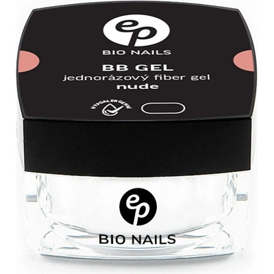 BIO nails BB Fiber NUDE jednofázový hypoalergenní gel 15 ml
